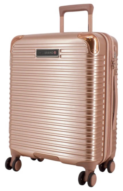 Чемодан Swissbrand Rome (M) Rose Gold (SWB_LHROM003M) - Фото 1