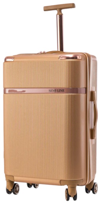 Чемодан Semi Line M Gold (T5667-3) - Фото 1