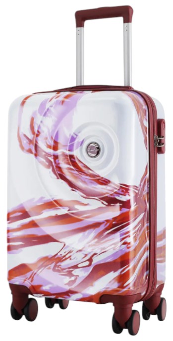 Чемодан Semi Line S White/Red Print (T5654-1) - Фото 1