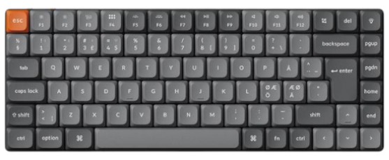 Клавіатура бездротова Keychron K3 Max 84Key, Gateron MX 2.0 Red, WL/BT/USB-A, QMK, Hot-swap, RGB, Black (K3M-B3-UA) - Фото 1
