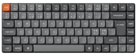 Клавиатура беспроводная Keychron K3 Max 84Key, Gateron MX 2.0 Blue, WL/BT/USB-A, QMK, Hot-swap, EN/UKR, RGB, Black (K3M-H2-UA) - Фото 1