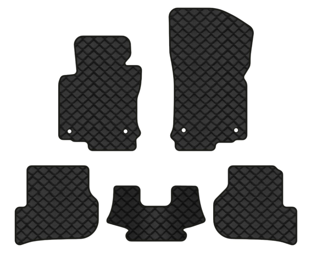 Коврики из экокожи в салон авто EVAtech ECO для Golf (V) MT 3-doors Volkswagen 2003-2009 5 поколение Htb EUVW33070CB5AV4BBB - Фото 1