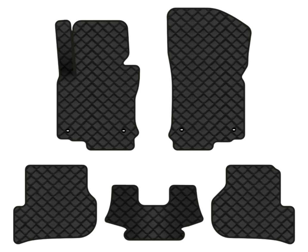 Коврики из экокожи в салон авто EVAtech ECO для Golf (V) AT 5-doors Volkswagen 2003-2009 5 поколение Htb EU VW31211C5TL4BBB - Фото 1