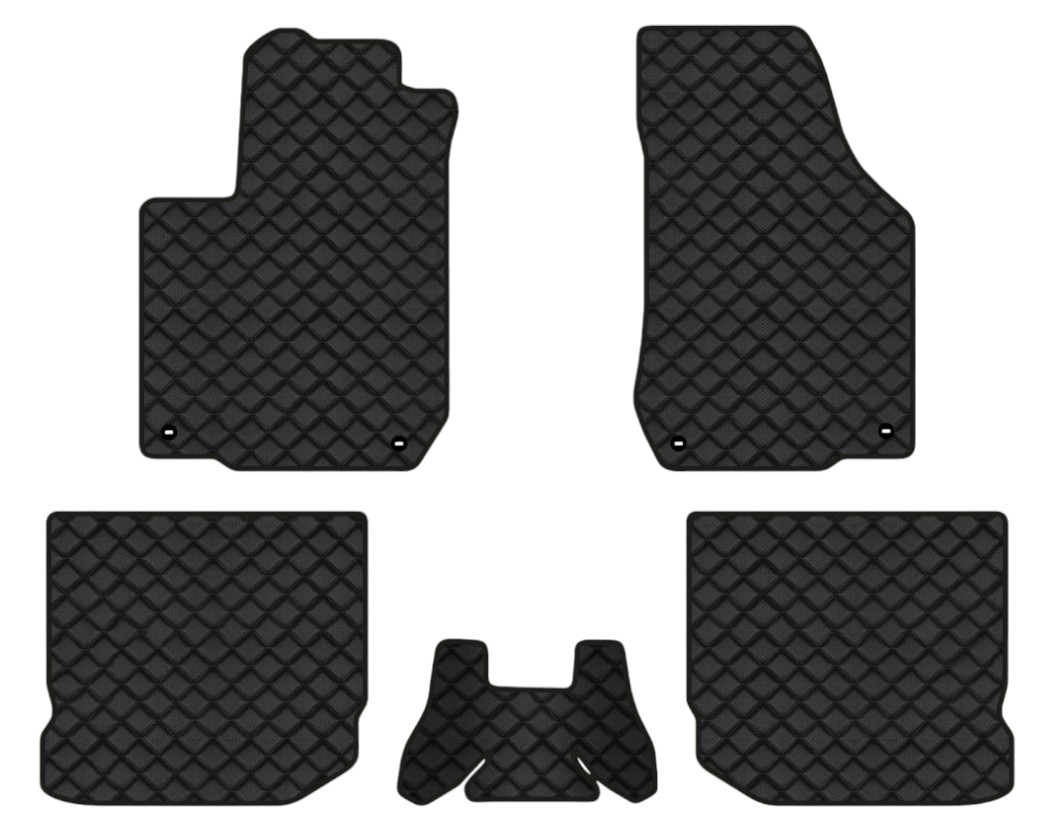 Коврики из экокожи в салон авто EVAtech ECO для Golf (IV) 5-doors Volkswagen 1997-2006 4 поколение Htb EU VW24306CG5TL4BBB - Фото 1