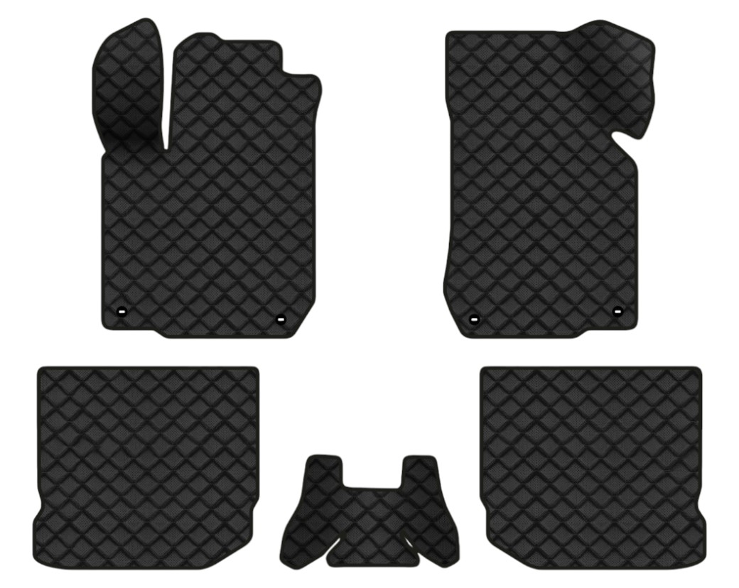 Коврики из экокожи в салон авто EVAtech ECO для Golf (IV) 5-doors Volkswagen 1997-2006 4 поколение Htb EU VW24306C5TL4BBB - Фото 1