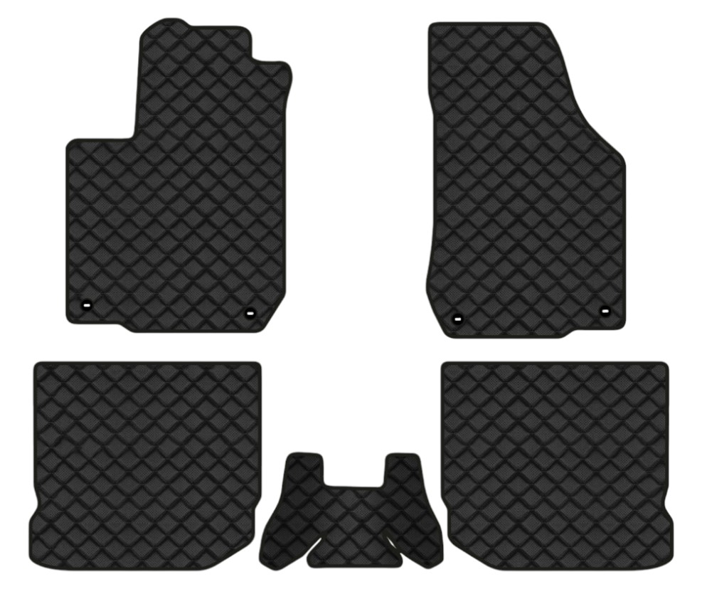 Коврики из экокожи в салон авто EVAtech ECO для Golf (IV) 3-doors Volkswagen 1997-2006 4 поколение Htb EU VW22432CG5TL4BBB - Фото 1