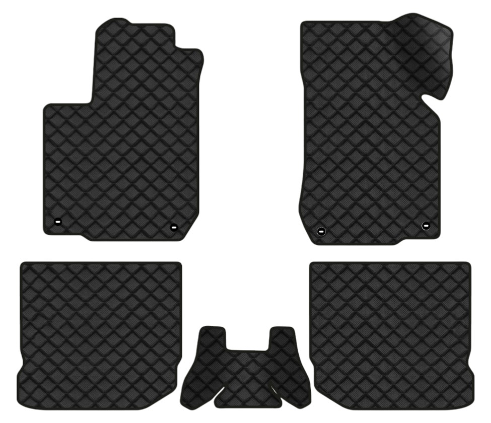Коврики из экокожи в салон авто EVAtech ECO для Golf (IV) 3-doors Volkswagen 1997-2006 4 поколение Htb EU VW22432CB5TL4BBB - Фото 1