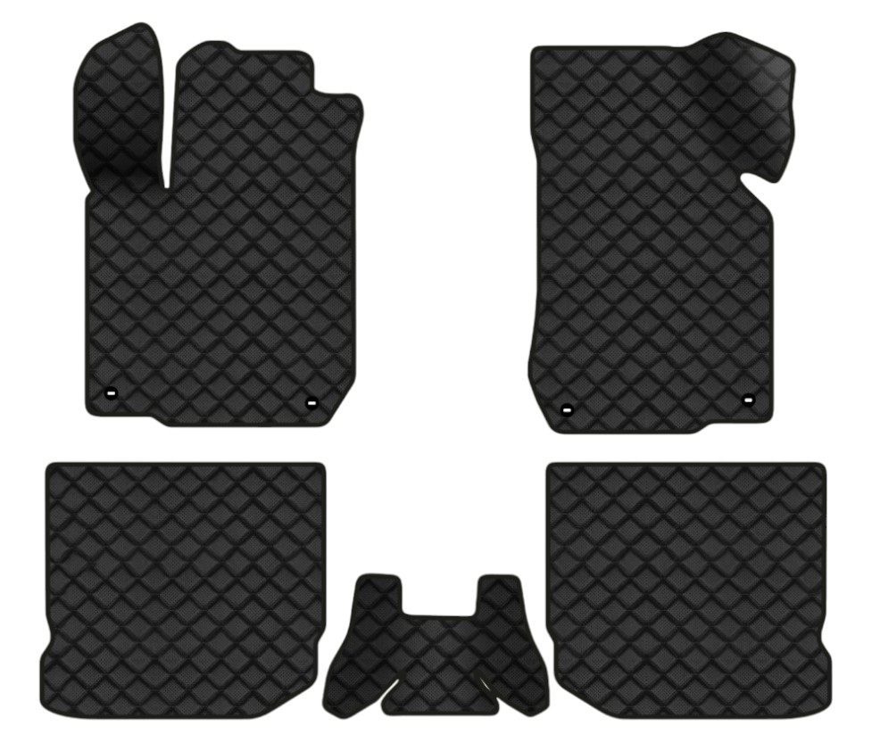 Коврики из экокожи в салон авто EVAtech ECO для Golf (IV) 3-doors Volkswagen 1997-2006 4 поколение Htb EU VW22432C5TL4BBB - Фото 1