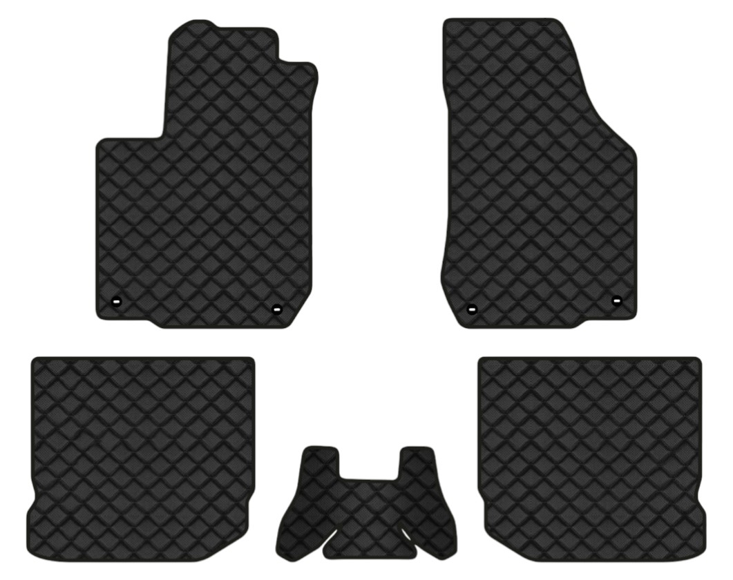 Коврики из экокожи в салон авто EVAtech ECO для Golf (IV) Volkswagen 1997-2006 4 поколение Combi EU VW21982CG5TL4BBB - Фото 1