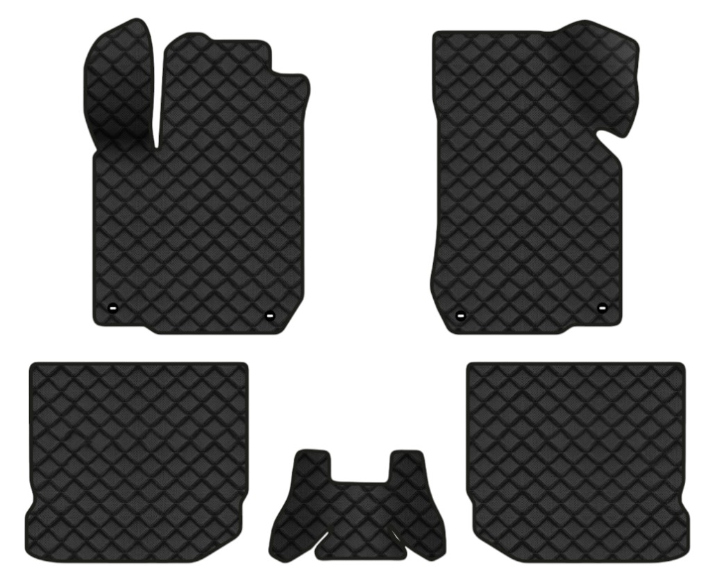 Коврики из экокожи в салон авто EVAtech ECO для Golf (IV) Volkswagen 1997-2006 4 поколение Combi EU VW21982C5TL4BBB - Фото 1