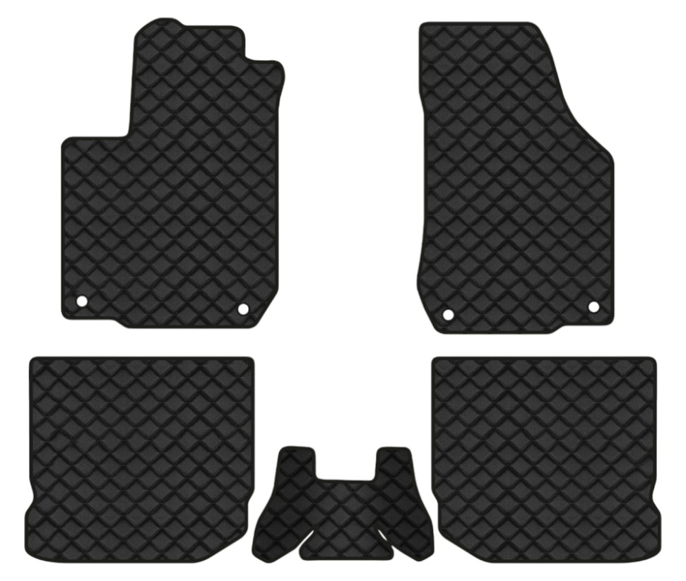 Коврики из экокожи в салон авто EVAtech ECO для Golf (IV) Volkswagen 1997-2006 4 поколение Combi EU VW2747CG5AV4BBB - Фото 1