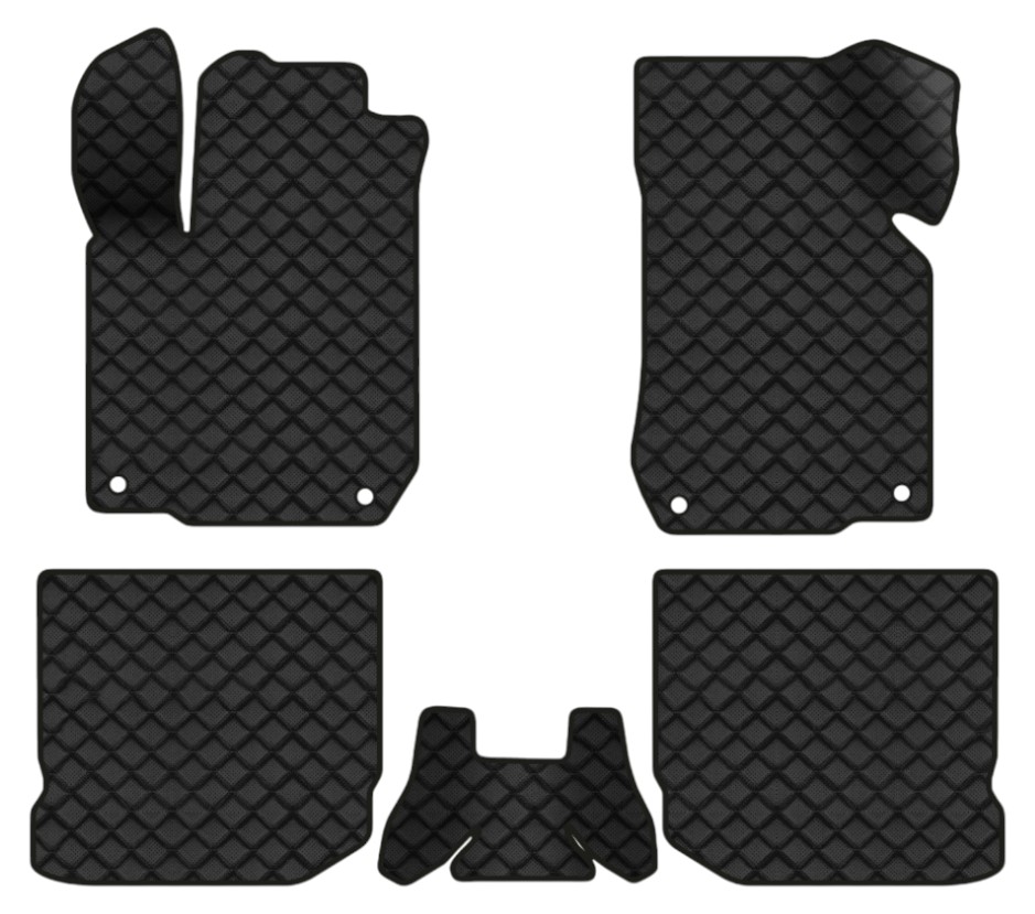 Коврики из экокожи в салон авто EVAtech ECO для Golf (IV) Volkswagen 1997-2006 4 поколение Combi EU VW2747C5AV4BBB - Фото 1