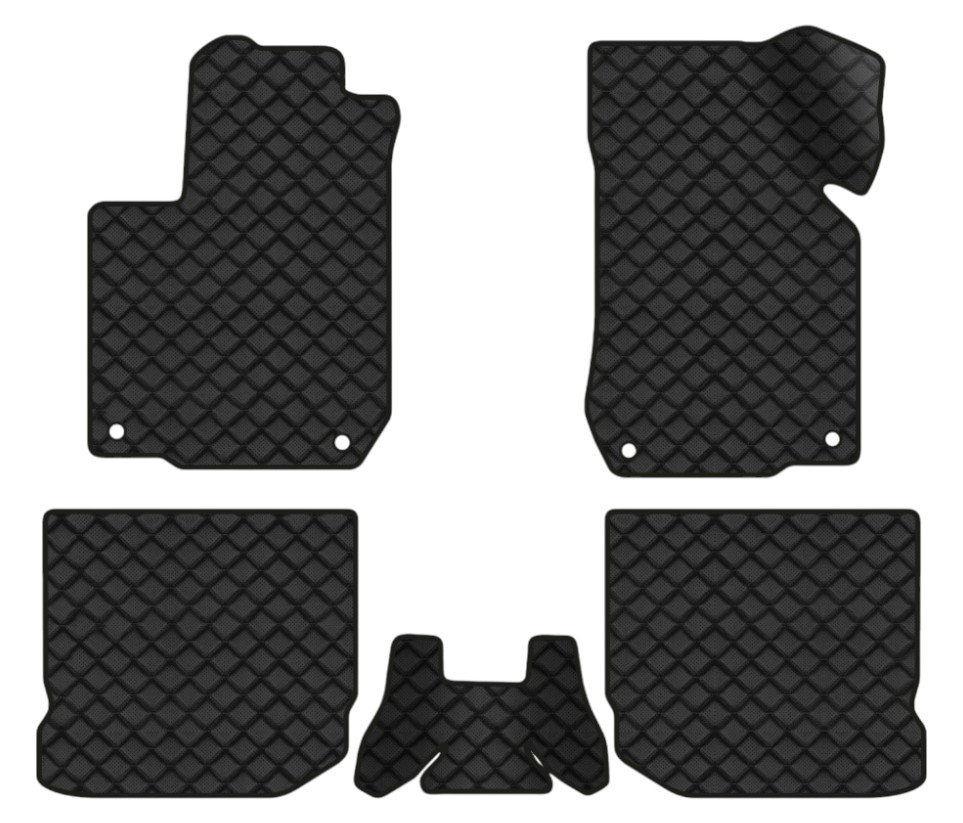 Коврики из экокожи в салон авто EVAtech ECO для Golf (IV) 3-doors Volkswagen 1997-2006 4 поколение Htb EU VW2745CB5AV4BBB - Фото 1