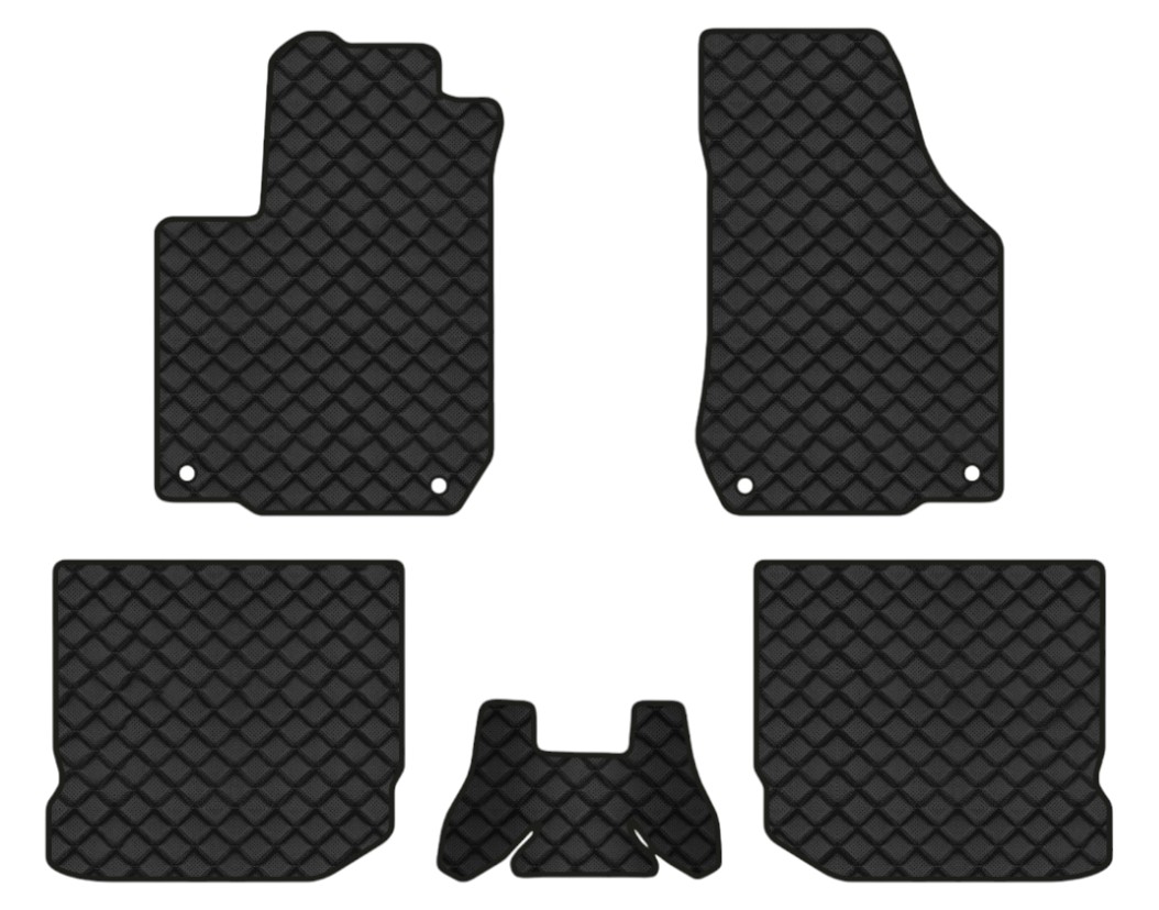 Коврики из экокожи в салон авто EVAtech ECO для Golf (IV) 5-doors Volkswagen 1997-2006 4 поколение Htb EU VW24307CG5AV4BBB - Фото 1