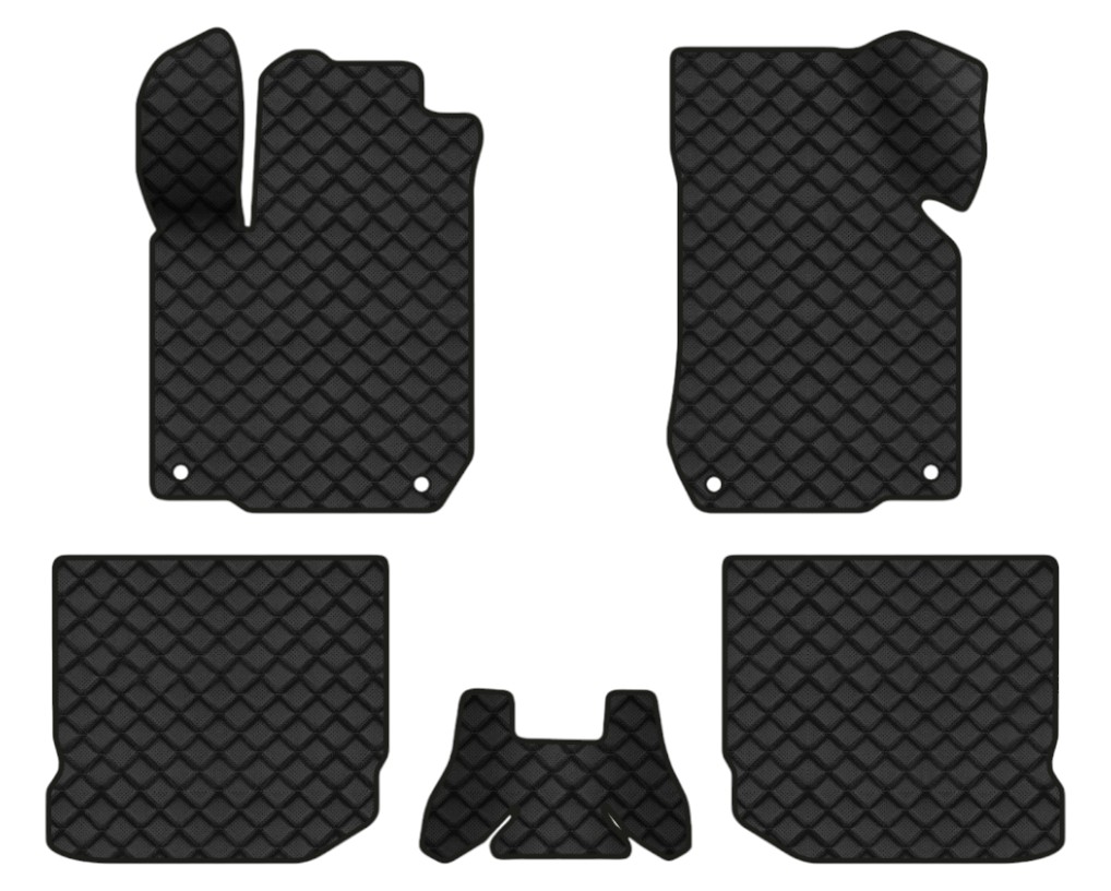 Коврики из экокожи в салон авто EVAtech ECO для Golf (IV) 5-doors Volkswagen 1997-2006 4 поколение Htb EU VW24307C5AV4BBB - Фото 1