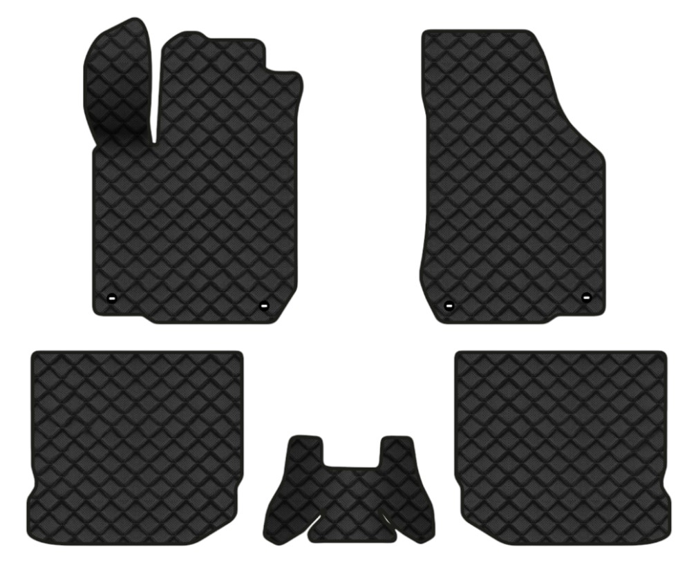 Коврики из экокожи в салон авто EVAtech ECO для Golf (IV) 5-doors Volkswagen 1997-2006 4 поколение Htb EU VW24306CV5TL4BBB - Фото 1