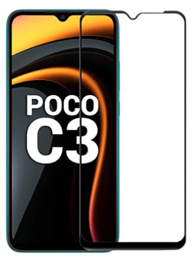 Защитное стекло для смартфона PowerPlant Full screen for Poco C3 (GL601674) - Фото 1
