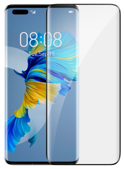 Защитное стекло для смартфона PowerPlant 3D for Huawei Mate 40 Pro (GL609567) - Фото 1