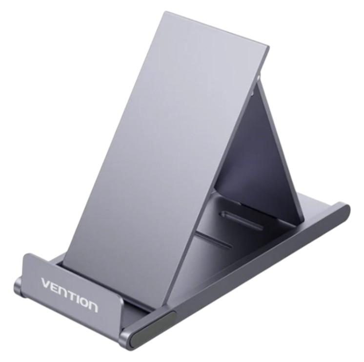 Подставка для мобильного устройства Vention Portable 3-Angle Cell Phone Stand Holder for Desk Aluminium Alloy Gray (KCXH0) - Фото 1