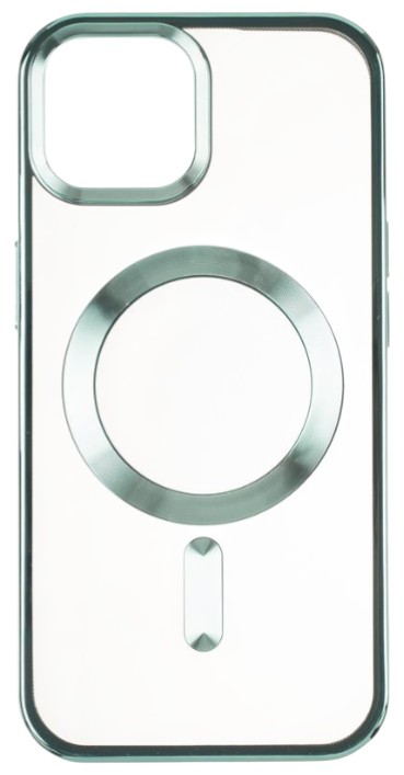 Чохол для смартфону Gelius Chrome Frame Case MagSafe for iPhone 12 Pro Max Green (94688) - Фото 1