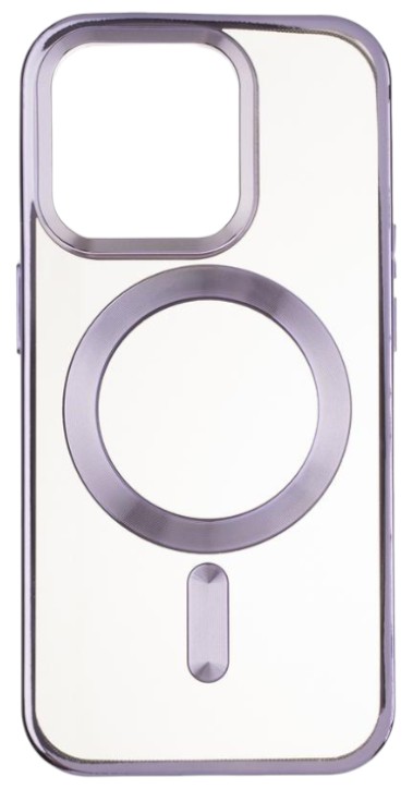 Чехол для смартфона Gelius Chrome Frame Case MagSafe for iPhone 12 Pro Purple (94689) - Фото 1