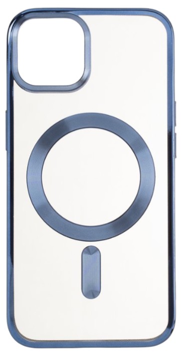 Чехол для смартфона Gelius Chrome Frame Case MagSafe for iPhone 12 Pro Deep Blue (94762) - Фото 1
