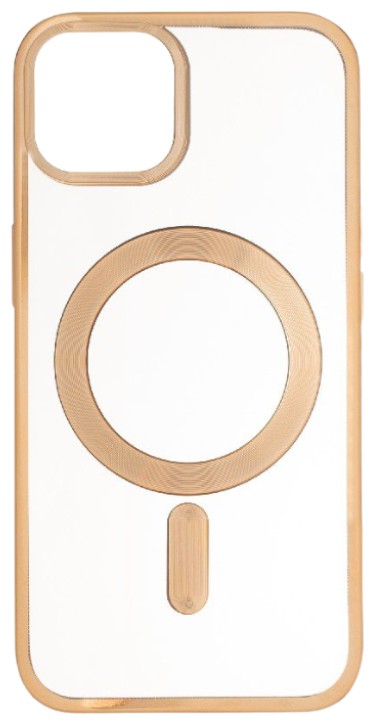 Чехол для смартфона Gelius Chrome Frame Case MagSafe for iPhone 13 Pro Gold (96139) - Фото 1
