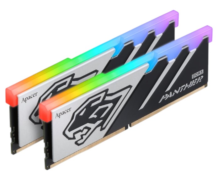 Память DDR Apacer DDR5 2x16GB/5600 Panther RGB (AH5U32G56C5229BAA-2) - Фото 1