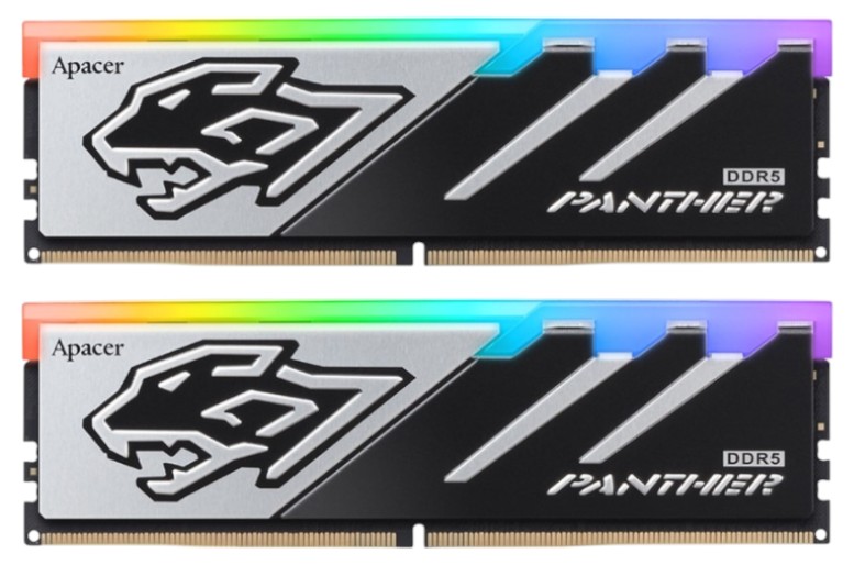 Память DDR Apacer DDR5 2x16GB/6400 Panther RGB (AH5U32G64C5529BAA-2) - Фото 1