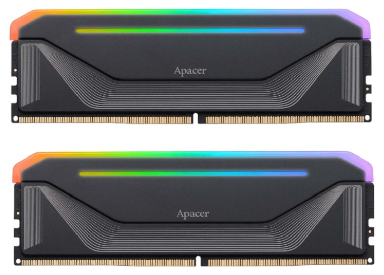 Память DDR Apacer DDR5 2x16GB/5200 NOX RGB Black (AH5U32G52C522NBAA-2) - Фото 1