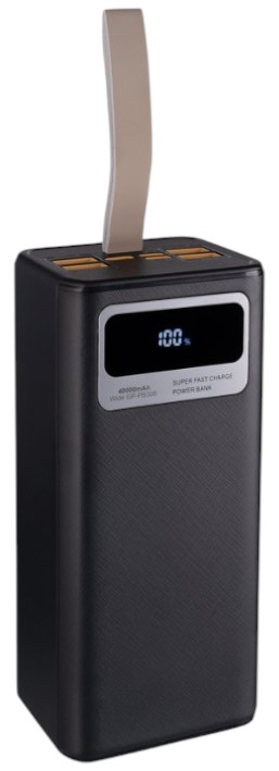 Батарея мобильная Gelius Wide GP-PB308 40000mAh QC+PD 22.5W/Led Black (99213) - Фото 1