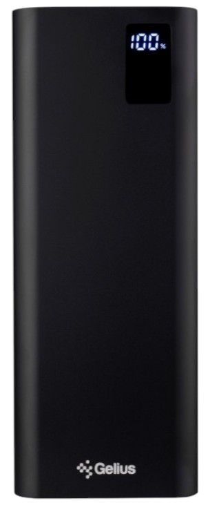 Батарея мобильная Gelius Hype GP-PB306 30000mAh QC+PD 100W + кабель Type-C/Type-C (1m,100W) Black (99209) - Фото 1