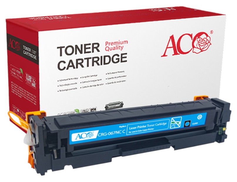 Картридж-тонер ACO для Canon i-SENSYS LBP631Cw/LBP633Cdw/MF651Cw/MF655Cdw/MF657Cdw аналог 5101C002AA Canon 067 Cyan (ACO-CRG-067NC C) - Фото 1
