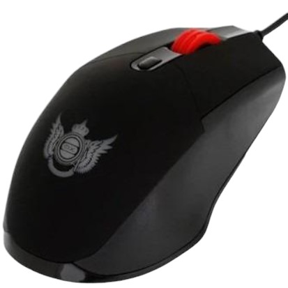 Мышь проводная игровая XO M1 RGB 2400 DPI Black (XO-M1-BK) - Фото 1