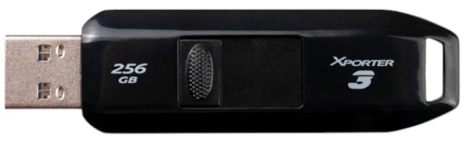 Флеш USB Patriot Xporter 3 256GB USB 3.2 Gen 1 Slider Type-A (PSF256GX3B3U) - Фото 1