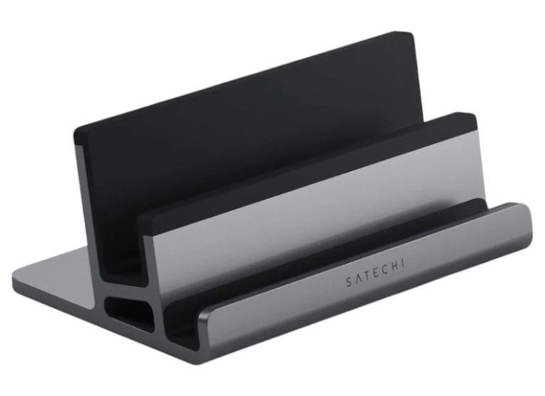 Подставка для мобильного устройства Satechi Aluminum Dual Vertical Laptop Stand Space Gray for iPad/MacBook (ST-ADVSM) - Фото 1