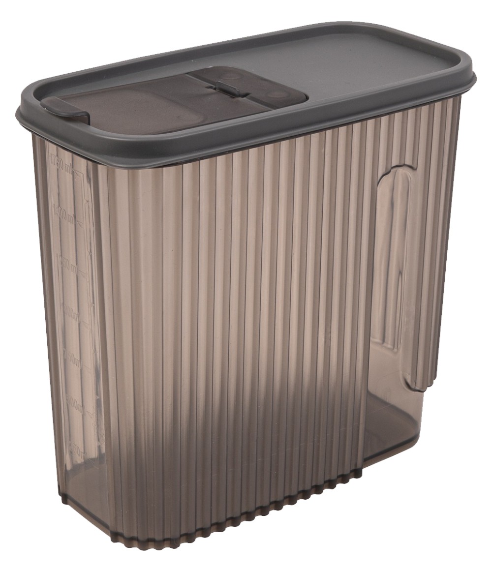 Ємність для зберігання Herevin DRY FOOD GREY 1.7 л (161102-012) - Фото 1