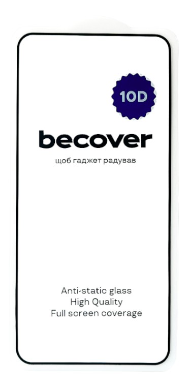 Защитное стекло для смартфона BeCover for Samsung Galaxy S25 Plus SM-S936 10D Black (712722) - Фото 1