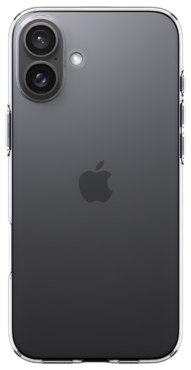 Чехол для смартфона Spigen for iPhone 16 Liquid Crystal Crystal Clear (ACS08190) - Фото 1