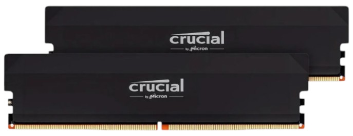 Память DDR Crucial Micron Pro White DDR5-6400 32GB (2x16GB) CL38-40-40-84 1.35V Intel XMP / AMD EXPO (CP2K16G64C38U5W) - Фото 1