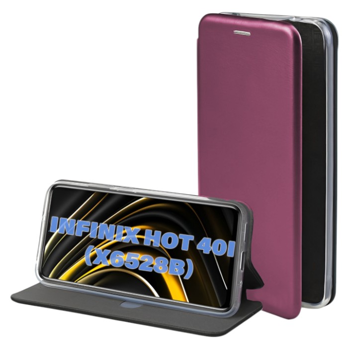 Чехол для смартфона BeCover Exclusive for Infinix Hot 40i (X6528B) Red Wine (711229) - Фото 1