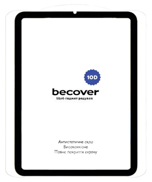 Защитное стекло для планшета BeCover 10D for Apple iPad Mini 7 2024 Black (712272) - Фото 1