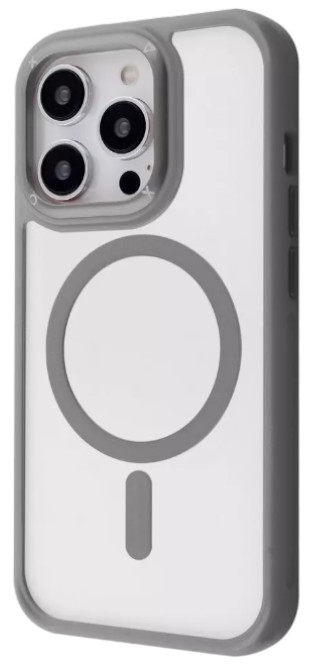 Чохол для смартфону Proove Clear Essence Case with Magnetic Ring iPhone 15 Pro gray (PCCEIP15P005) - Фото 1