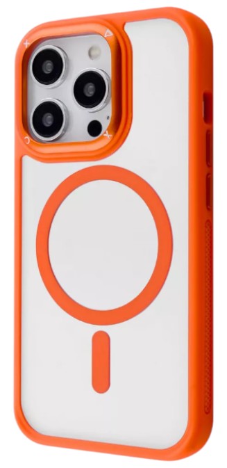 Чехол для смартфона Proove Clear Essence Case with Magnetic Ring iPhone 15 Pro orange (PCCEIP15P010) - Фото 1