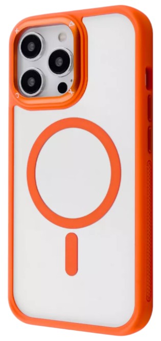 Чехол для смартфона Proove Clear Essence Case with Magnetic Ring iPhone 15 Pro Max orange (PCCEIP15PM10) - Фото 1