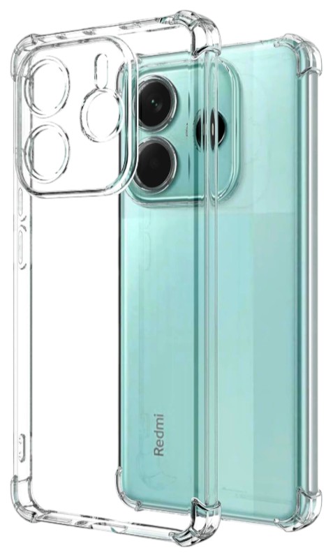 Чехол для смартфона BeCover Anti-Shock for Xiaomi Redmi Note 14 4G Clear (713035) - Фото 1