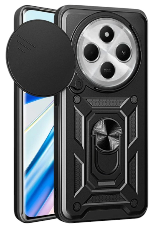 Чохол для смартфону BeCover Military for Xiaomi Redmi 14C 4G/Poco C75 Black (712489) - Фото 1