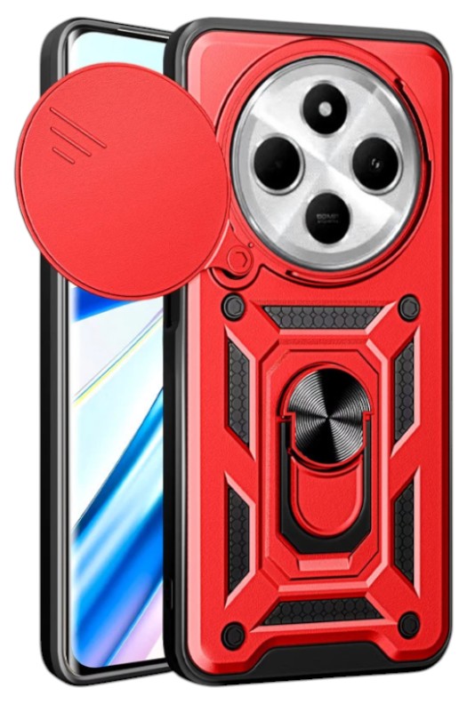 Чехол для смартфона BeCover Military for Xiaomi Redmi 14C 4G / Poco C75 Red (712492) - Фото 1