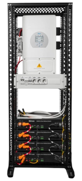 Система хранения энергии Solarverse 5kW-DEYE 9.6kWh-Dyness 4BAT LiFePO4 6000 циклов (SVR24-1DE5K1-LDY9.6K1-0) - Фото 1