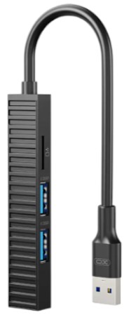 Хаб USB XO HUB014A.black - Фото 1